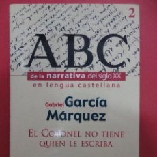 Libros de segunda mano: EL CORONEL NO TIENE QUIEN LE ESCRIBA. GABRIEL GARCÍA MÁRQUEZ.