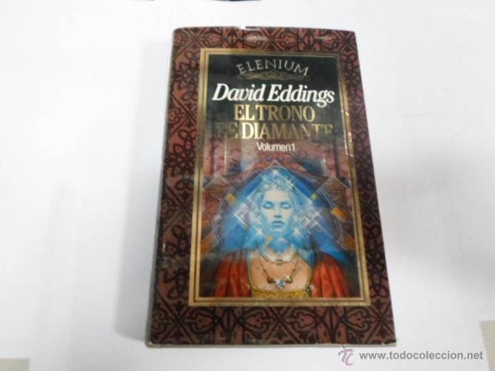 Libros de segunda mano: David Eddings, El trono de diamante, vol- 1. Ed. Elenium, 1990 - Foto 1