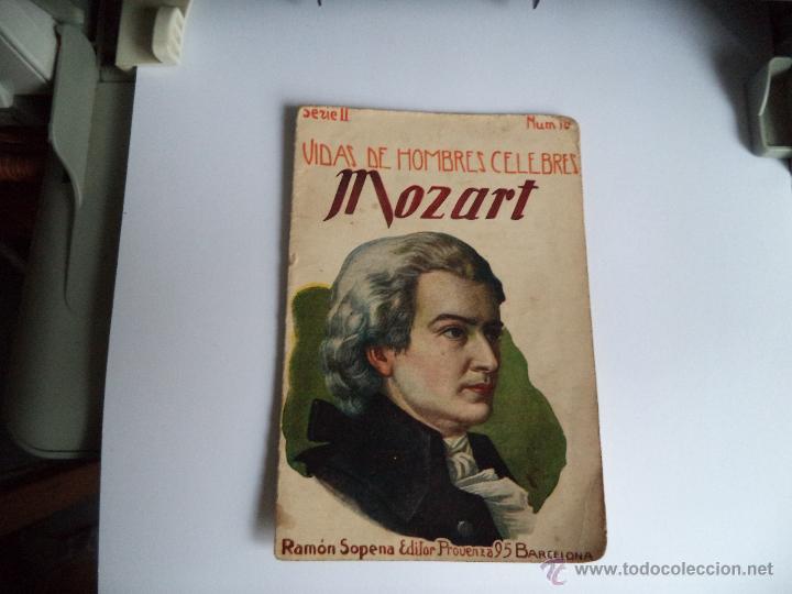 Libros de segunda mano: Vidas de hombres cel&eacute;bres - Mozart - Foto 1