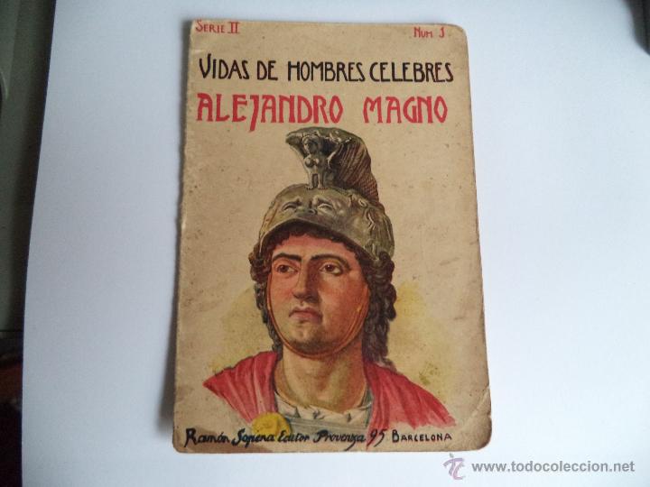 Libros de segunda mano: Vidas de hombres cel&eacute;bres - Alejandro Magno. - Foto 1
