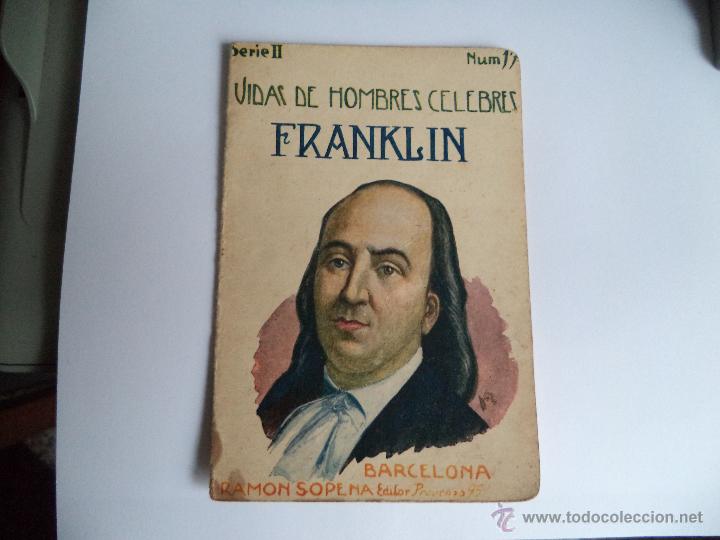 Libros de segunda mano: Vidas de hombres cel&eacute;bres -Franklin - Foto 1