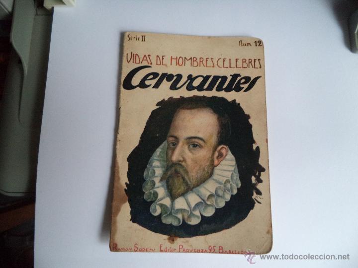 Libros de segunda mano: Vidas de hombres cel&eacute;bres -Cervantes - Foto 1