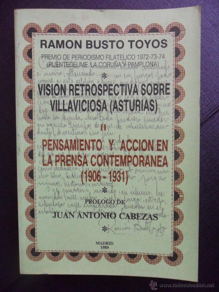 Second hand books: VISION RETROSPECTIVA SOBRE VILLAVICIOSA (ASTURIAS) - PENSAMIENTO Y ACCION EN LA PRENSA CONTEMPORANEA