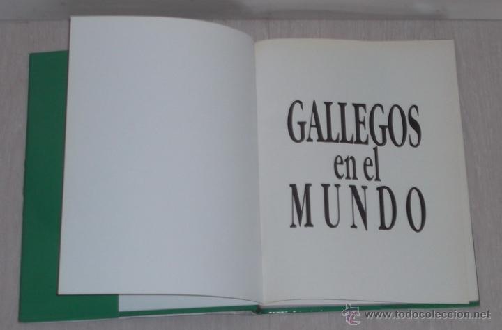 Libros de segunda mano: VV.AA. Gallegos en el Mundo. RM67139. - Foto 1
