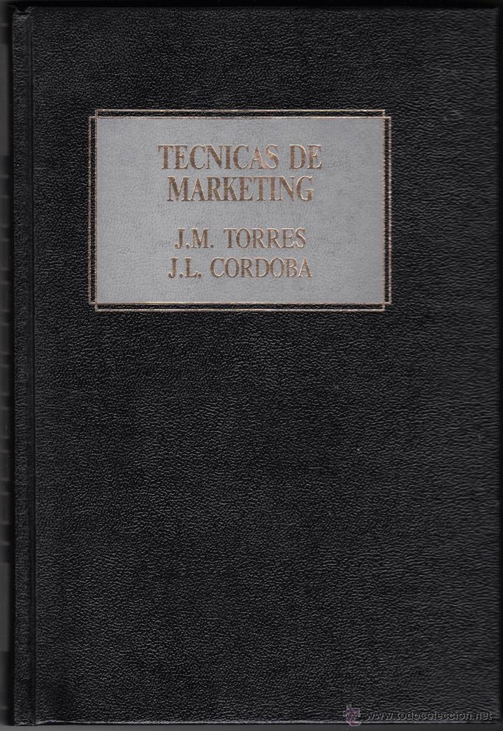 Libros de segunda mano: T&eacute;cnicas de Marketing - J.M. Torres - Foto 1