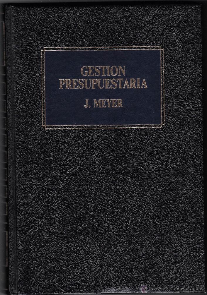 Libros de segunda mano: Gesti&oacute;n Presupuestaria - J. Meyer - Foto 1
