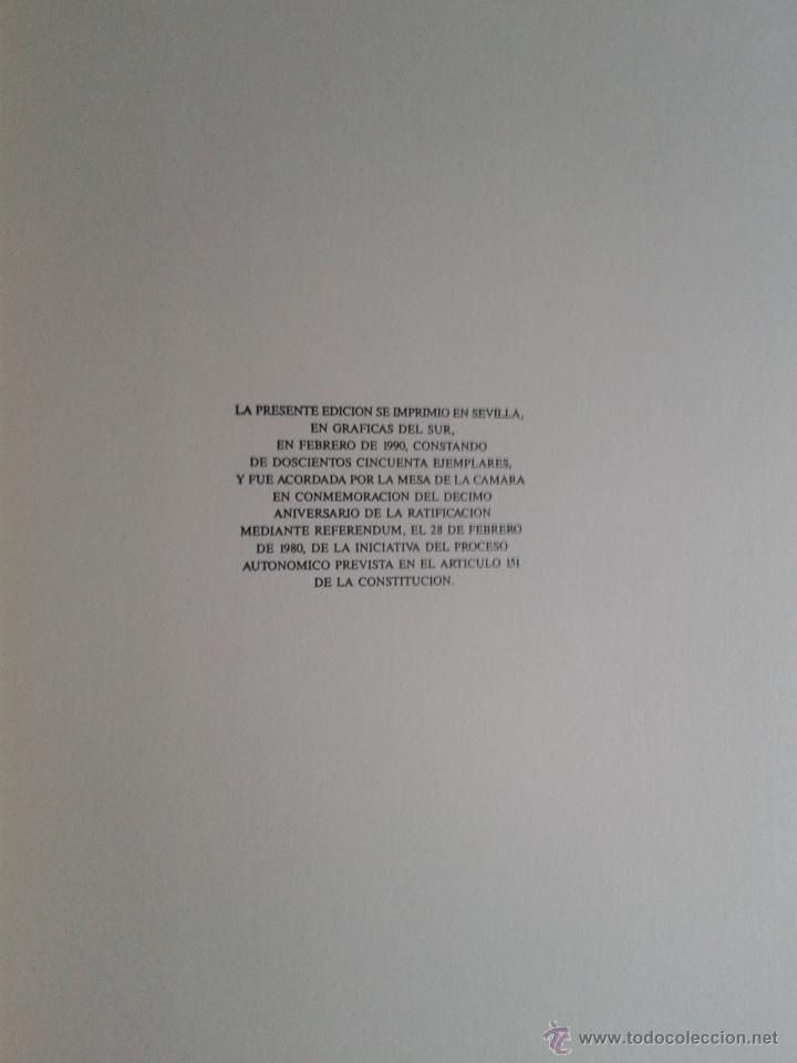 Libros de segunda mano: ESTATUTO DE AUTONOMIA PARA ANDALUCIA. A&Ntilde;O 1990 - Foto 10