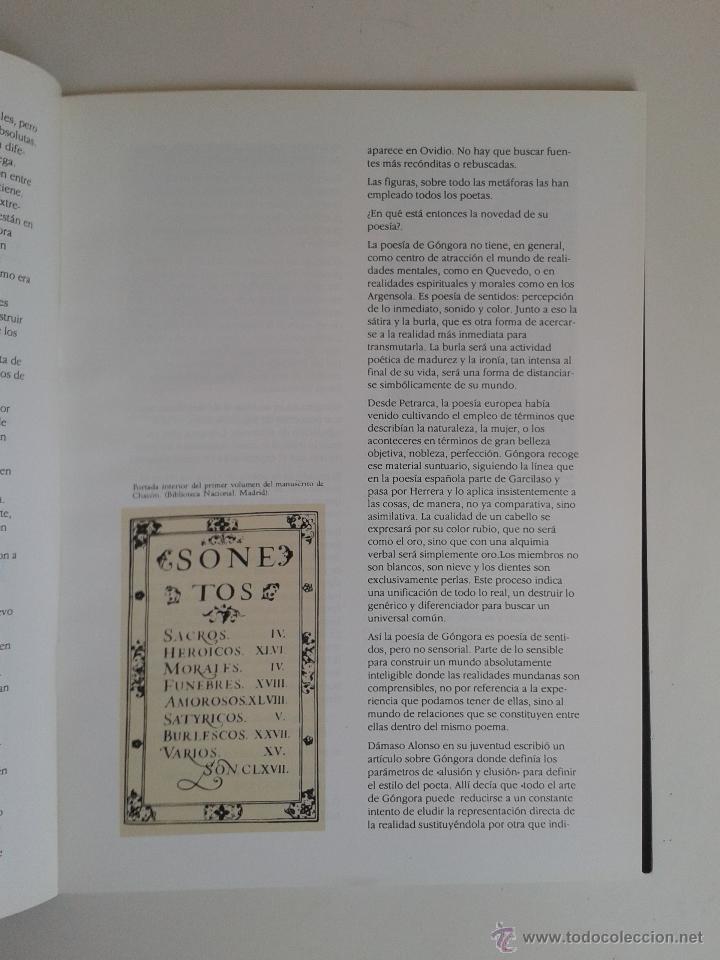 Libros de segunda mano: ERIC BACH, EXPOSICI&Oacute;N HOMENAJE A LUIS DE G&Oacute;NGORA. A&Ntilde;O 1991 - Foto 4