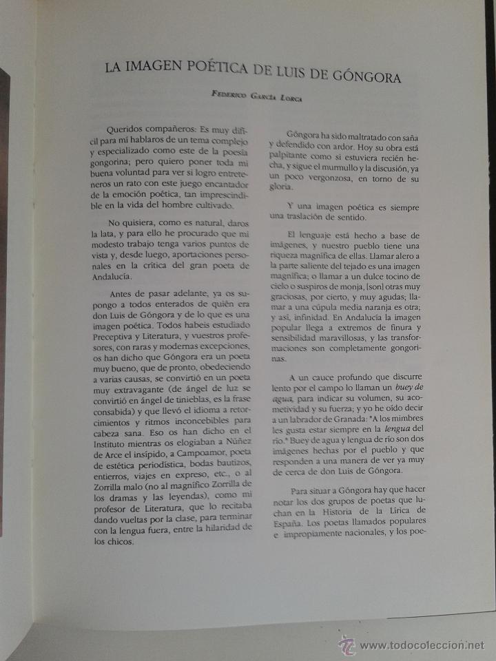 Libros de segunda mano: ERIC BACH, EXPOSICI&Oacute;N HOMENAJE A LUIS DE G&Oacute;NGORA. A&Ntilde;O 1991 - Foto 7
