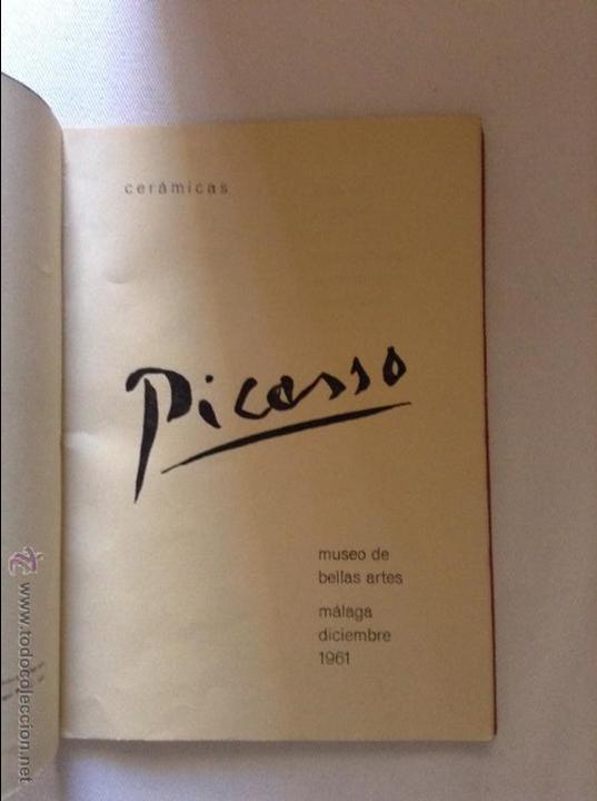 Libros de segunda mano: CATALOGO CERAMICAS PICASSO 1961 - Foto 2
