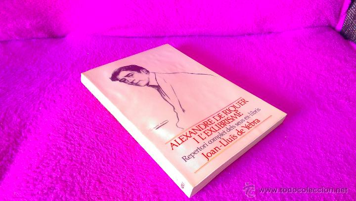 Libros de segunda mano: ALEXANDRE DE RIQUER I LEXLIBRISME, JOAN LLUIS DE YEBRA 1983 - Foto 1