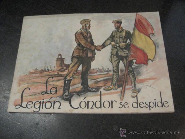 Libros de segunda mano: la legion condor se despide, sin Autor, grabados a color, 1939, buen estado ref.Crstlb4