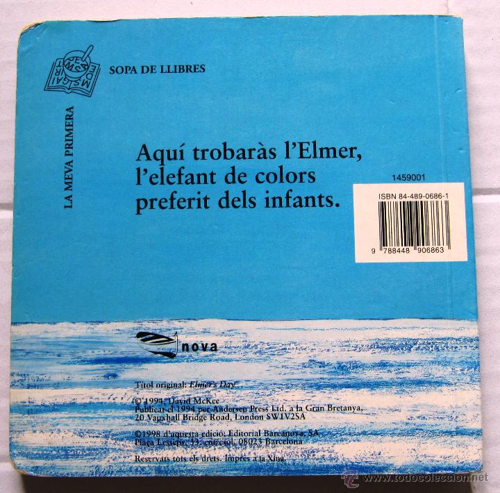 Libros de segunda mano: UN DIA AMB LELMER. DAVID MCKEE. BARCANOVA, 1998. - Foto 3