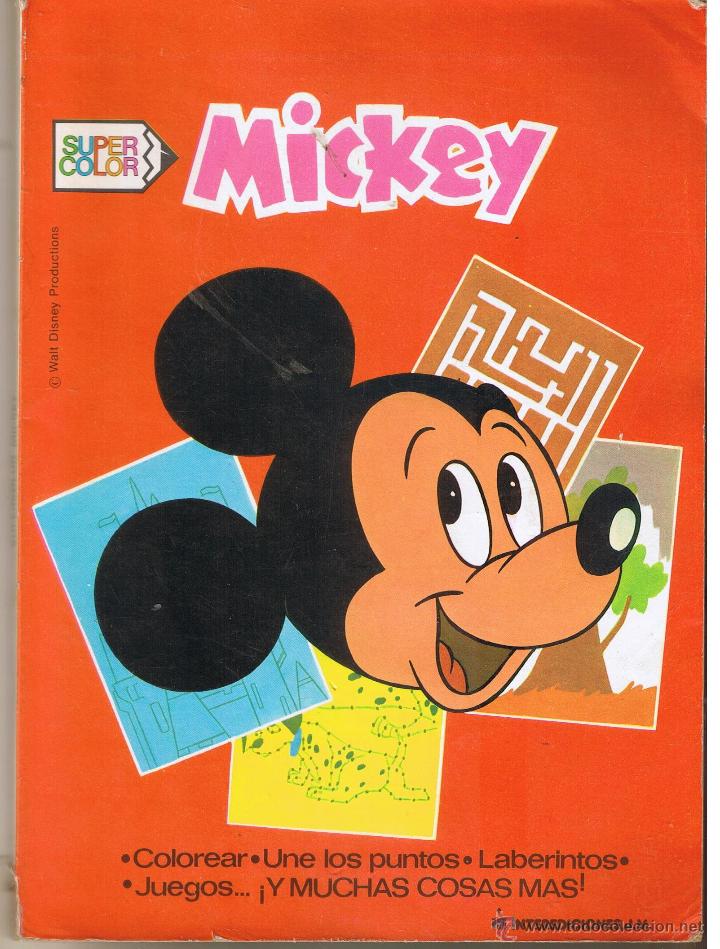 Libros de segunda mano: SUPER COLOR. MICKEY. INTEREDICIONES. 1982. LIBRO PARA COLOREAR.(P/C6) - Foto 1