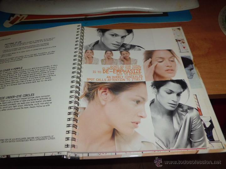Libros de segunda mano: cindy crawford&acute;s basic face a makeup workbook ed. usa dificil - Foto 3