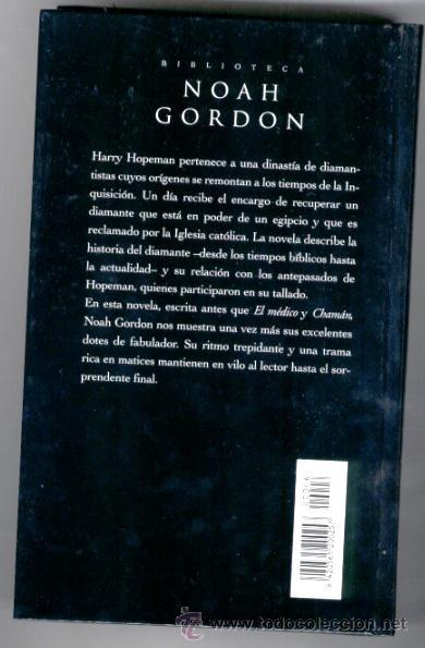 Libros de segunda mano: EL DIAMANTE DE JERUSALEN - NOAH GORDON - 2003 - Foto 2