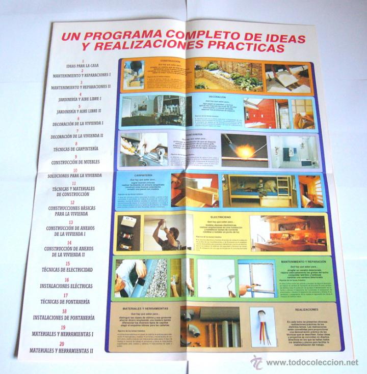 Libros de segunda mano: PRACTICO - IDEAS Y SOLUCIONES DE BRICOLAJE  - 20 VOLUMENES. COLECCION COMPLETA - Foto 3