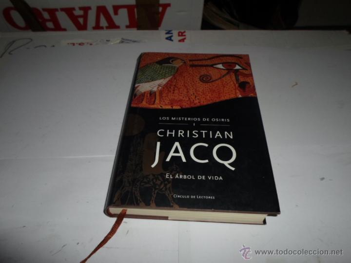 Libros de segunda mano: Christian Jacq, Los misterios de Osiris, El arbol de la vida, Circulo de Lectores - Foto 1