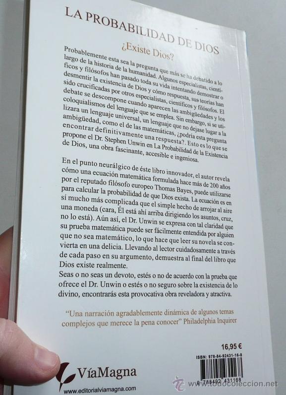 Libros de segunda mano: La probabilidad de Dios - Stephen D. Unwin (Crescendo, V&iacute;a Magna, 2008) - Foto 2