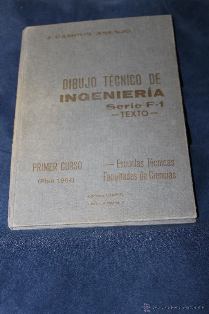 Libros de segunda mano: DIBUJO TECNICO DE INGENIERIA PLAN 1964 PRIMER CURSO - Foto 1