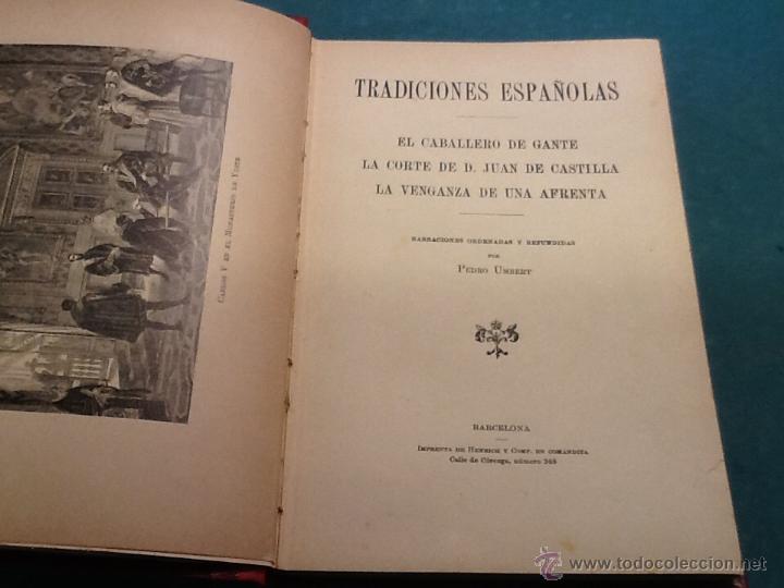Libros de segunda mano: Tradiciones espa&ntilde;olas, Pedro umbert - Foto 2
