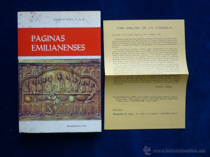 Libros de segunda mano: P&aacute;ginas Emilianenses - Foto 1
