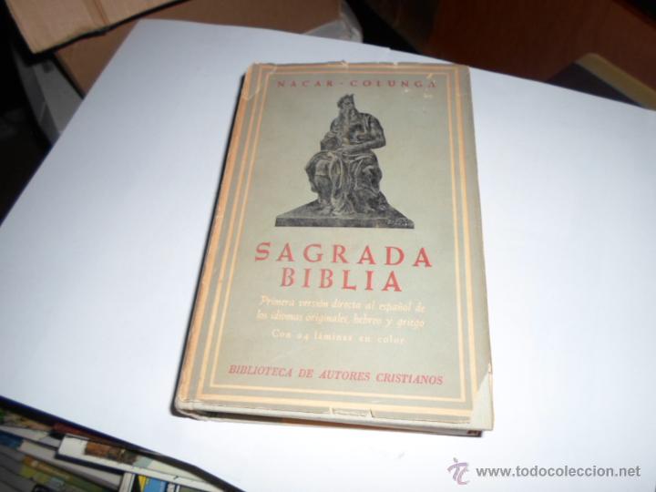 Libri di seconda mano: Nacar, Colunga, Sagrada Biblia, Biblioteca Autores Cristianos, 1964