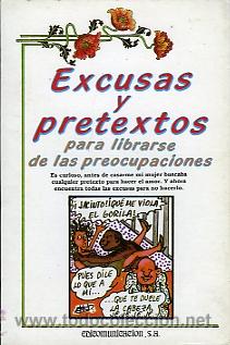 Libros de segunda mano: Javier Tapia Rodr&iacute;guez: Excusas y pretextos para librarse de las preocupaciones - Foto 1