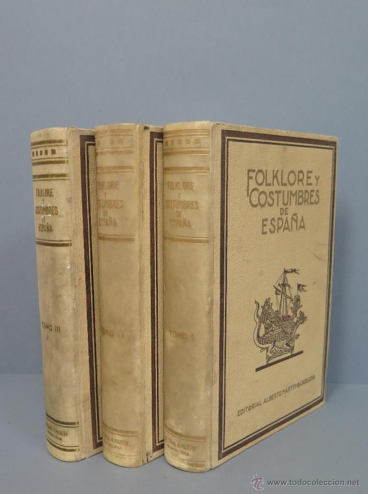 Livres d'occasion: 1943.- FOLKLORE Y COSTUMBRES DE ESPA&Ntilde;A. VV.AA. ILUSTRADO