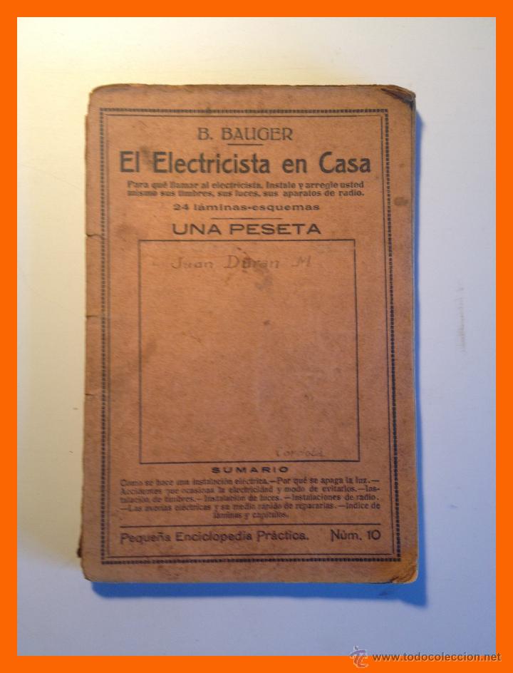 Libros de segunda mano: El electricista en casa - B. Bauger - Foto 1