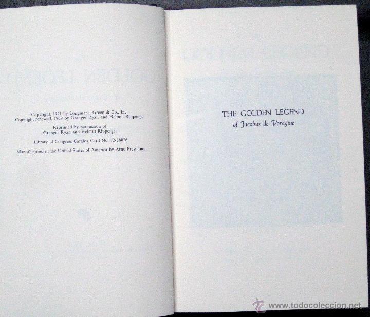 Libros de segunda mano: Jacobus de Voragine. The Golden Legend. 1948 - Foto 4