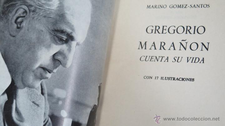 Libros de segunda mano: GREGORIO MARA&Ntilde;ON. CUENTA SU VIDA. AGUILAR - Foto 2