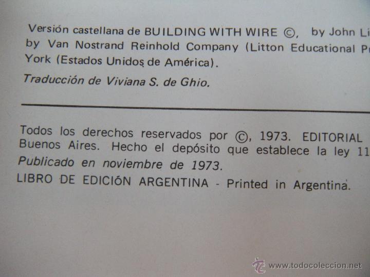 Libros de segunda mano: LIBRO CONSTRUCCIONES CON ALAMBRE, JOHN LIDSTONE - Foto 2