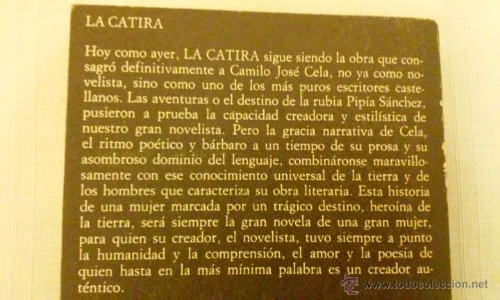 Libros de segunda mano: La Catira - Camilo Jos&eacute; Cela - Foto 2