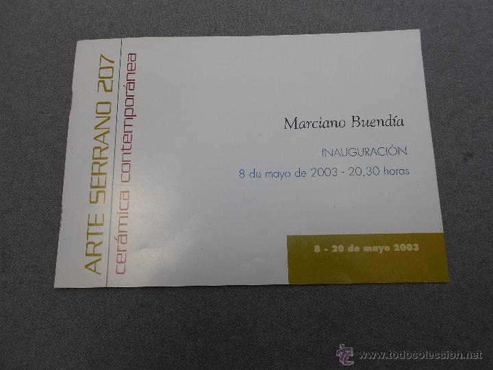 Libros de segunda mano: CATALOGO DE MARCIANO BUENDIA - Foto 1