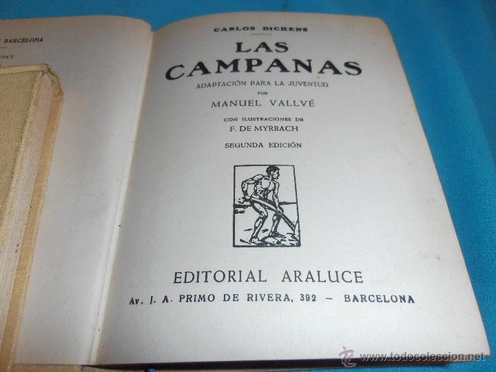 Libros de segunda mano: LAS CAMPANAS, COLECCION ARALUCE, N&ordm; 78 - Foto 4