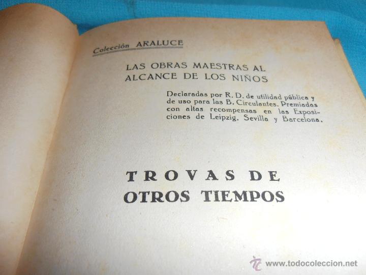 Libros de segunda mano: TROVAS DE OTROS TIEMPOS, COLECCION ARALUCE, N&ordm; 48 - Foto 3