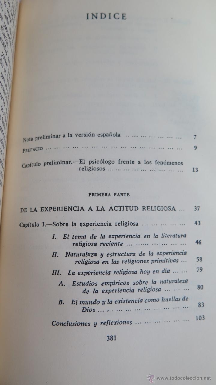 Libros de segunda mano: PSICOLOGIA RELIGIOSA. ANTOINE VERGOTE - Foto 2