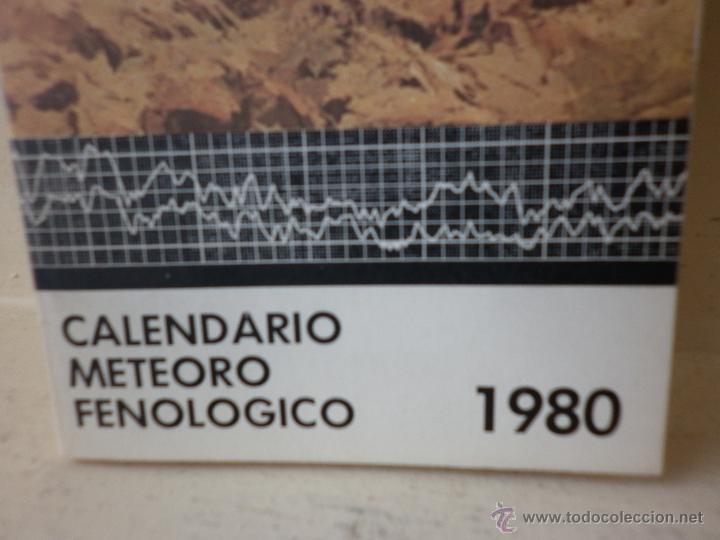 Libros de segunda mano: CALENDARIO METEORO FENOLOGICO  1980 - Foto 2