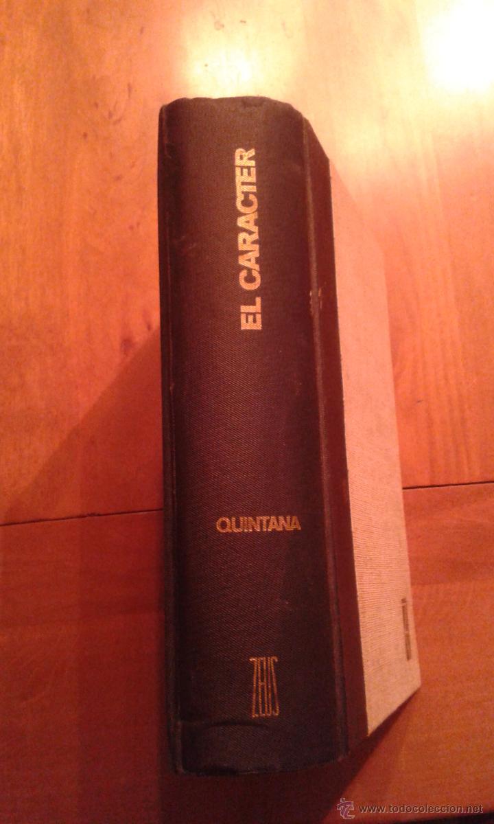 Libros de segunda mano: EL CARACTER - QUINTANA -ZEUS - Foto 3