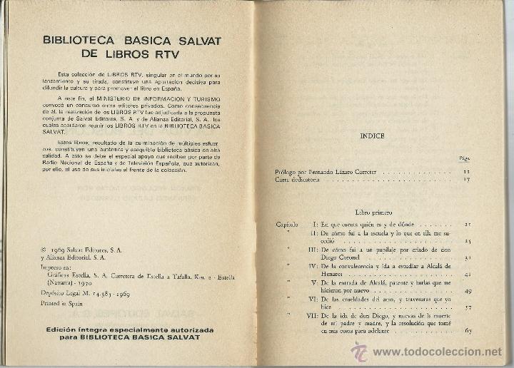 Libros de segunda mano: FRANCISCO DE QUEVEDO EN - LA VIDA DEL BUSCON LLAMADO DON PABLOS DE 1969 - Foto 3