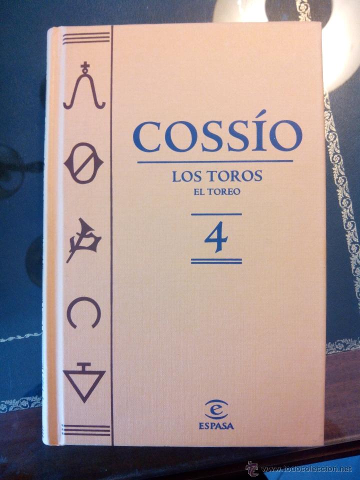 Libros de segunda mano: COSS&Iacute;O. Tomo 4, EL TOREO. Editorial Espasa. - Foto 1