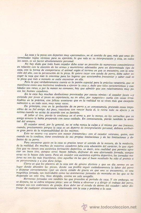 Libros de segunda mano: ARMAS DE CAZA. SERGIO PEROSINO. COL. DOCUMENTAL EN COLOR. ED.TEIDE, 1972 - Foto 2