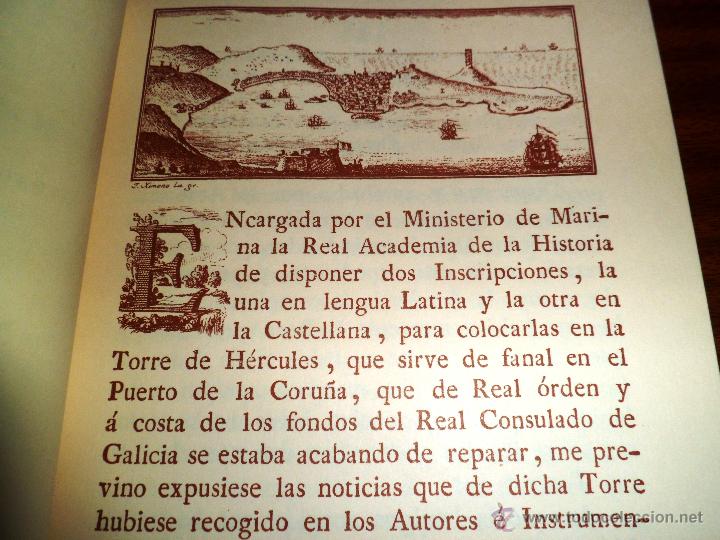 Libros de segunda mano: HISTORIA DE LA TORRE DE H&Eacute;RCULES. POR DON JOSEPH CORNIDE. (FACS&Iacute;MIL DE LIBRO DE 1792) - Foto 5