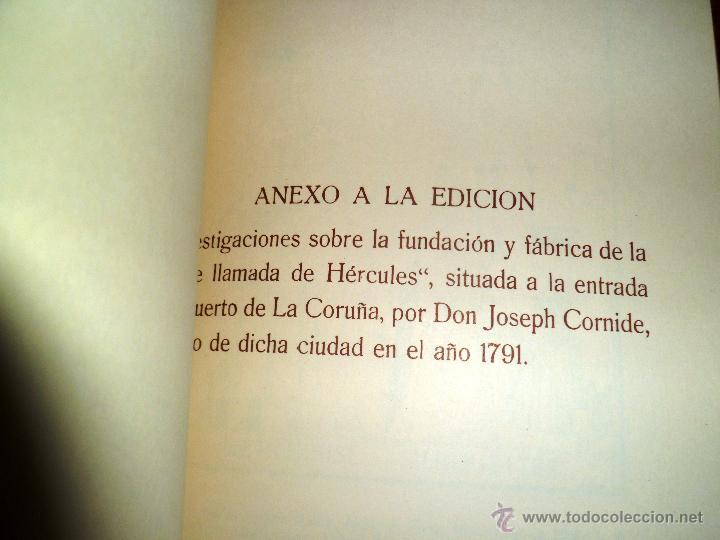 Libros de segunda mano: HISTORIA DE LA TORRE DE H&Eacute;RCULES. POR DON JOSEPH CORNIDE. (FACS&Iacute;MIL DE LIBRO DE 1792) - Foto 9