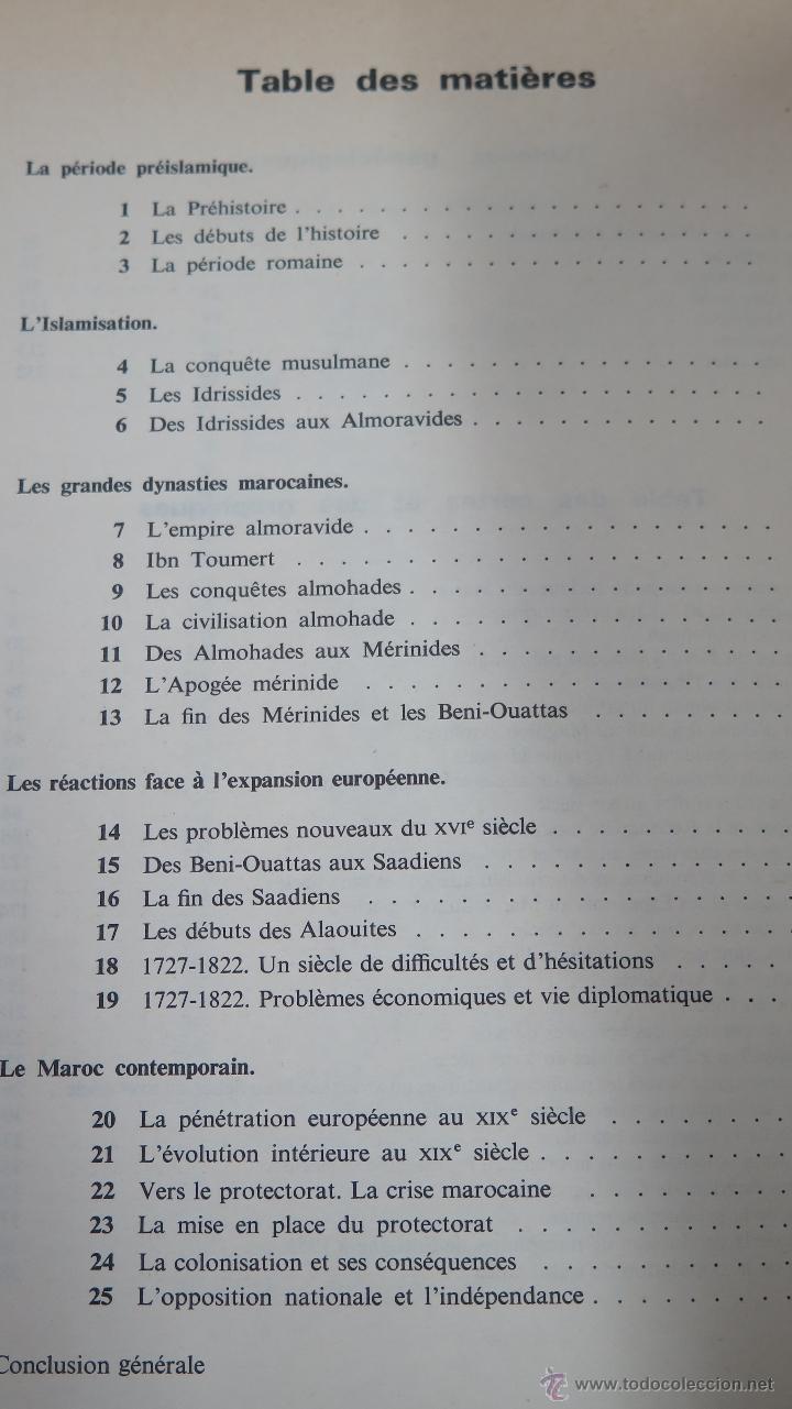 Libros de segunda mano: HISTOIRE DU MAROC. ED. HATIER. ILUSTRADO - Foto 3