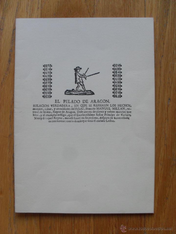 Libros de segunda mano: EL PELADO DE ARAGON, Facsimil - Foto 1