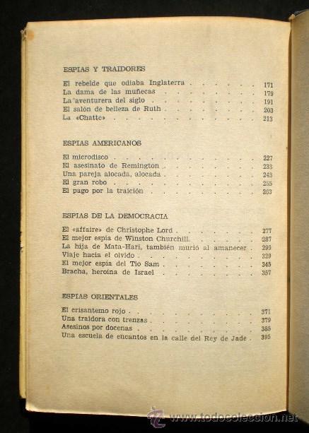 Libros de segunda mano: Kurt Singer: El libro de oro del espionaje, Luis de Caralt, 1961 - Foto 5