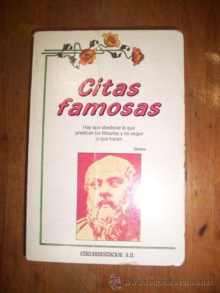 Libros de segunda mano: CITAS famosas / sel. y presentaci&oacute;n A. Laurent - Foto 1