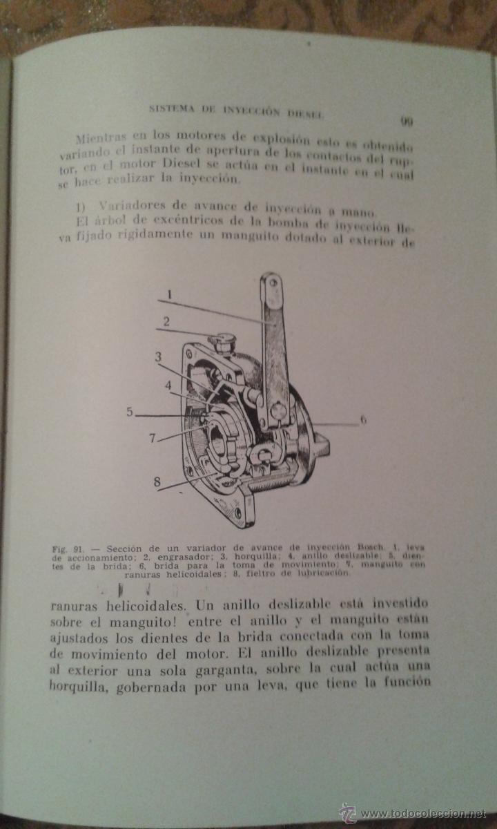 Libros de segunda mano: INYECCION DIESEL-FCO.ALBERT SERRA- SINTES-2&ordf; EDICION - Foto 5